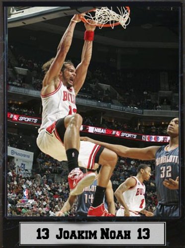 Encore Select 510-BSKCB13 Chicago Bulls No. 13 Joakim Noah 9X12 Photo Plaque.