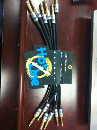 Hot Lines .3m (1ft) 6 Pack of 1/4" Patch Cables