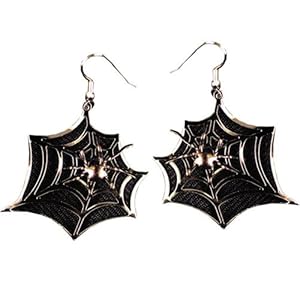 EARRINGS BLACK WIDOW