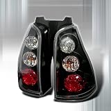 03-05 Toyota 4 Runner Tail Lights Black