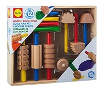 ALEX Toys Artist Studio Wooden Dough Tools Set 12 Piece
