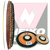 10 Pc 4-1/2 Flap Disc, Alum Oxide, 40 Grit Tool For Grinder