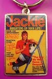 Jackie Magazine - Classic '70s Magazine Cover - Metal Keyring (Blue)
