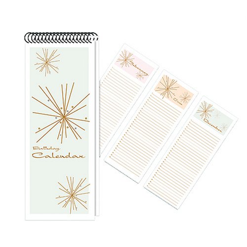 Starbursts Birthday Calendar