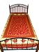 Indian Bedding Red Floral Print Cotton Bedspreads Twin Sofa Throws Bedlinen