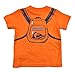 Quiksilver Baby Boys' Orange Tee Back Pack Screen Print with Plaid Shorts