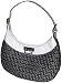 Fendi Black and Beige Zucchino with White Leather Hobo Bag 8BR552-LPN-F0GR4 Fendi Black and Beige Zucchino with White Leather Hobo Bag 8BR552-LPN-F0GR4