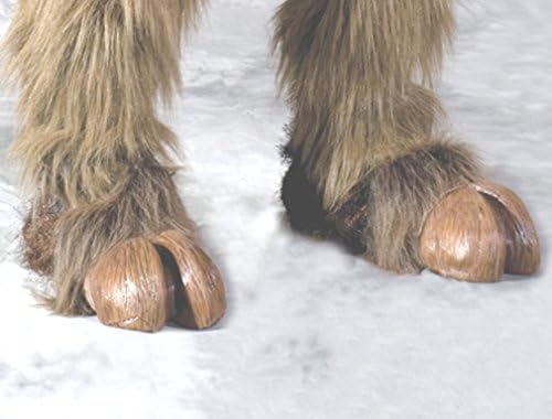 Brown Beast Legs Plus Hooves and Full Action Gloves 3 Piece Set