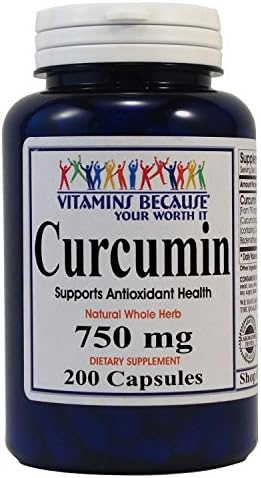 Mental Refreshment: Curcumin 750mg, 200 Capsules