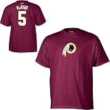 Donovan McNabb Burgundy Reebok Name & Number Washington Redskins T-Shirt - Large