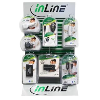 Câble réseau, InLine®, fiche de secteur sur Euro 8 prise femelle 1,8m