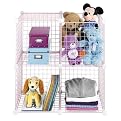 Whitmor Set of 4 Storage Cubes - Pink (14")