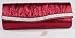 Starlite-Bridal, Evening, Dress Clutch Maroon Clutch Bag-Purse with Magnetic Fastening and Shoulder Chain - PRS25814