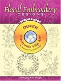 Image of Floral Embroidery Designs CD-ROM and Book (Dover Pictorial Archives)