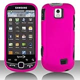 Samsung Intercept Moment 2 M910 Cell Phone Rubber Feel Hot Pink Protective Case Faceplate Cover