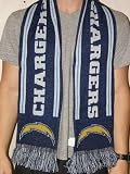 San Diego Chargers 2011 Team Stripe Knit Scarf