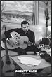 Johnny Cash Man in Black Poster Dry Mounted Wood Framed, 24x36.