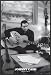 Johnny Cash Man in Black Poster Dry Mounted Wood Framed, 24x36.