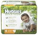 Huggies Pure & Natural Diapers, Size 4, 46-Count Packages (Pack of 2)