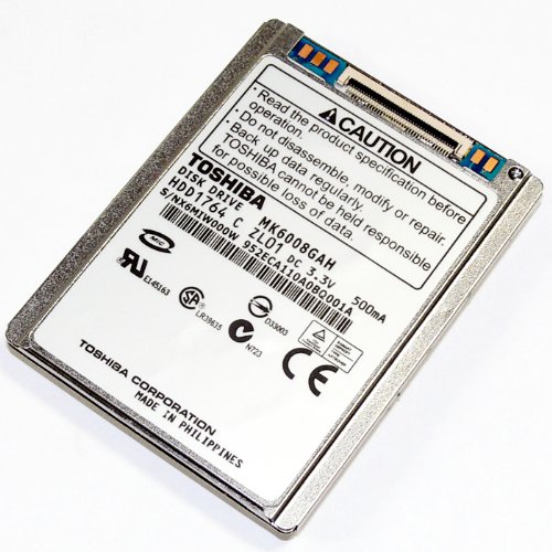 TOSHIBA MK6008GAH 60GB HDD WITH ZIF CONNECTOR