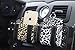 Crusar Car Auto Air Vent Leopard Pattern Storage Organizer (Leopard Brown)