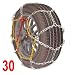 PAIRE DE CHAINES NEIGE 9 MM TOUS VEHICULE TOURISME TAILLE 30 voir tableau photo