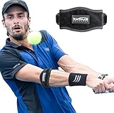 Tennis - Golfers Elbow Support Brace Strap - Relieves Epicondylitis Foream Pain Double Velcro Clasp System & 1/4