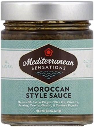 Mediterranean Sensations Moroccan Style Sauce, 8.5-Ounce (Pack of 6)