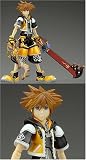 Kingdom Hearts 2: Action Figures - Master Form Sora