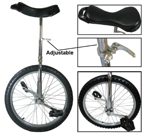 New 20 "Chrome wheel unicycle Unicycle Cycling