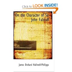 On the Character of Sir John Falstaff