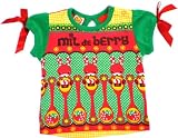 Amazon：ソフト　MIL DE BERRY リボンつきTシャツ 100cm グリーン [80] 30/-ソフト天竺 X21047-02