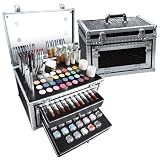 Kit Valise maquillage professionnel Parisax avec éclairage