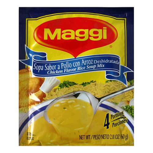 Maggi Chicken Rice Soup Mix, 2.11-Ounce Packets (Pack of 48) by Maggi