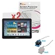 GTMax claires protection d'�cran du film Garde - (2 pack) + Mobile Strap Nettoyant LCD pour Samsung Galaxy Tab 2 10.1 P5110 / P5100 Android Tablette PC