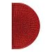 Andersen 272 Solid Red Polypropylene WaterHog Grand Classic Mat, Half Oval, 2.3' Length x 4' Width, For Indoor/Outdoor