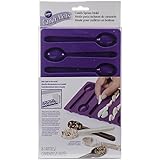 Wilton 2115-0229 Spoon-Shaped Silicone Candy Mold, Purple