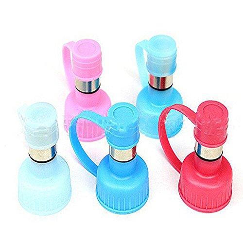 Aplustore Pet Drinking Feeding Water Bottle Head Feeder Random Color, Set of 2 PCS