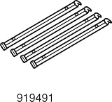 HON COMPANY / HON919491 / Single Cross Rails for 30 and 36 Lateral Files, Gray, 4/pack / Sold as 1 PK