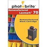 Photobrite Ink Cartridge Compatible for Remanufactured Lexmark 12A1970- Black(180970)