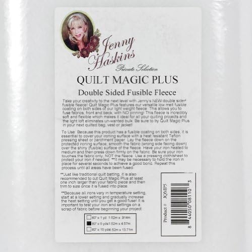 Jenny's Quilt Magic Plus- Light Double Fusible Quilt Fleece (59" x 5 yds)