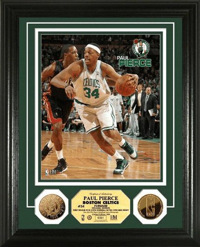 Paul Pierce Boston Celtics 24KT Gold Coin Photo Mint