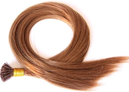 Sunday Hair Medium Brown Color8 Pre bonded Keratin stick I tip Human Hair Extensions 100s/pack 100gram 26inch Human Hair