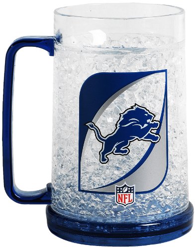 NFL Detroit Lions 16-Ounce Crystal Freezer Mug