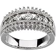 14K White Gold Diamond Wedding/Anniversary Band - 1.00 Ct.