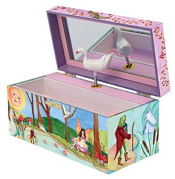 White Swan Music Jewelry Box by Enchantmints
