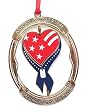 Baldwin "America Supports You" Military Brass Ornament #38207-2