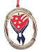 Baldwin "America Supports You" Military Brass Ornament #38207-2