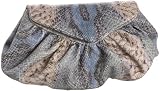 Lauren Merkin Diana Python-Embossed Clutch