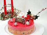【2009年クリスマスケーキ・フランボワーズ　ムッシュオオタニ】2009年12月中旬以降発送！甘酸っぱいフランボワーズとバニラのムースがふわぁ～と溶け合うクリスマスケーキ　神戸お取り寄せスイーツ